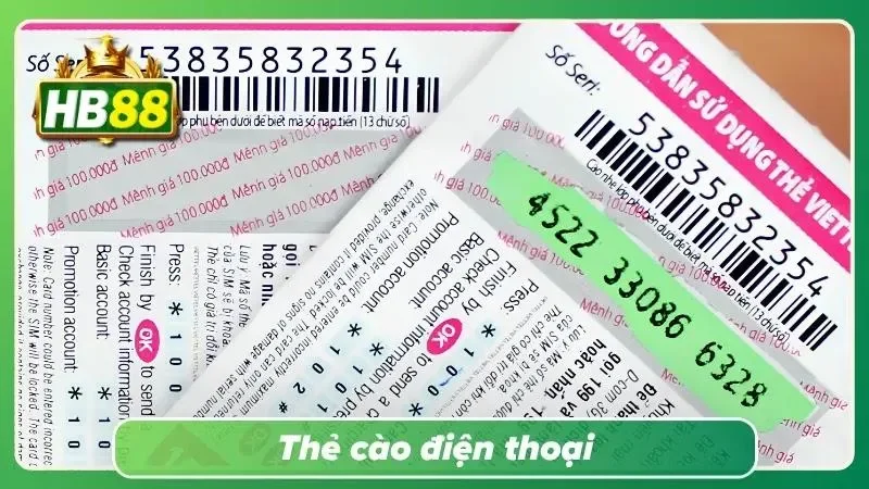 Đổi tiền thưởng thành thẻ cào điện thoại cực dễ