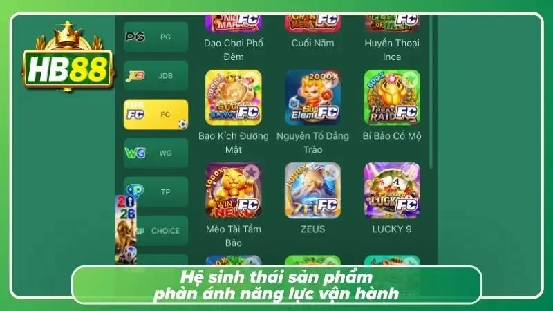 Đa dạng hóa các sảnh cược từ thể thao, casino đến game bài đổi thưởng
